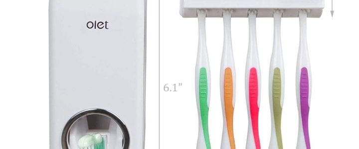 Hygienic Automatic Toothpaste Dispenser Holder